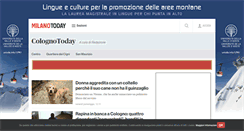 Desktop Screenshot of cologno.milanotoday.it