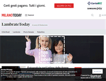 Tablet Screenshot of lambrate.milanotoday.it